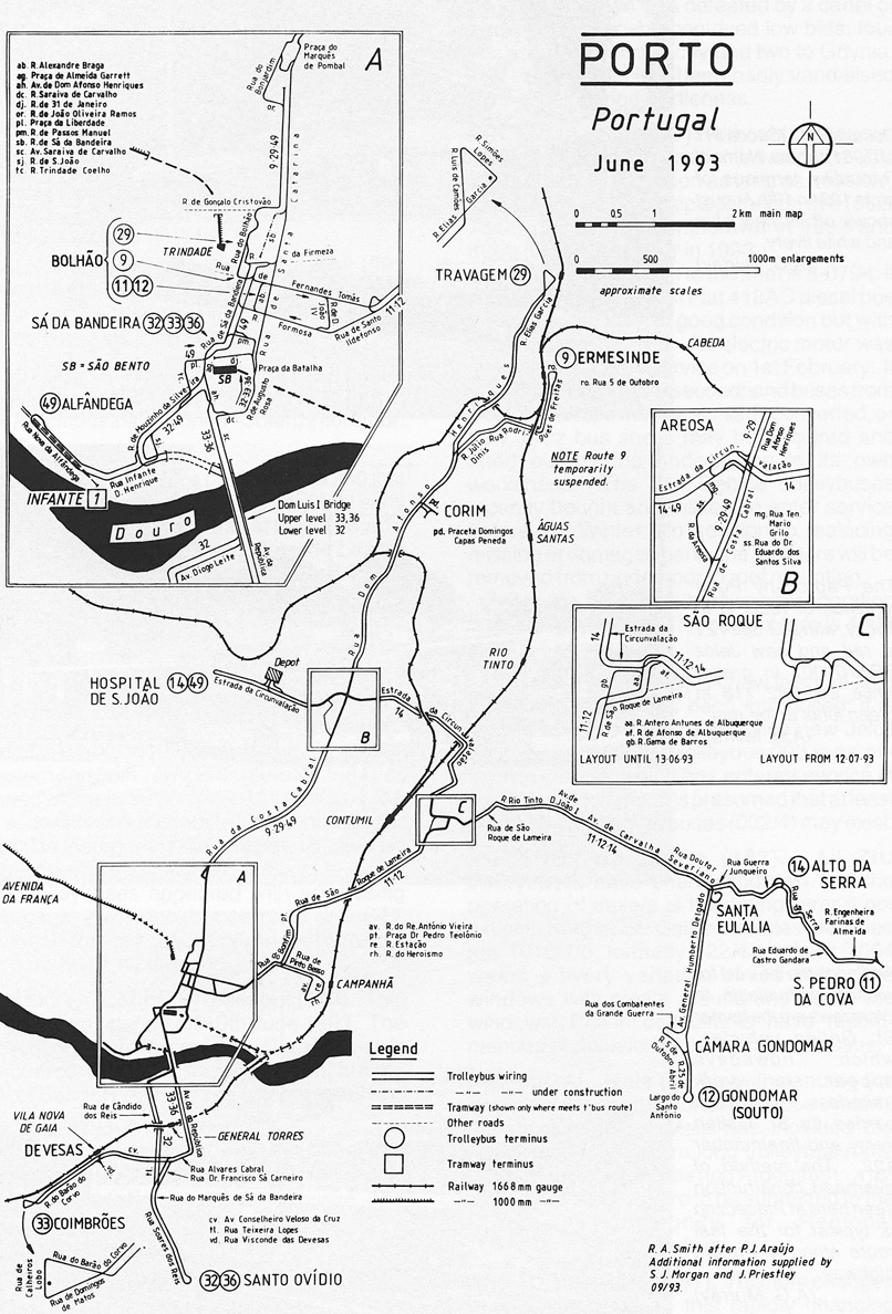 Порту — Схемы