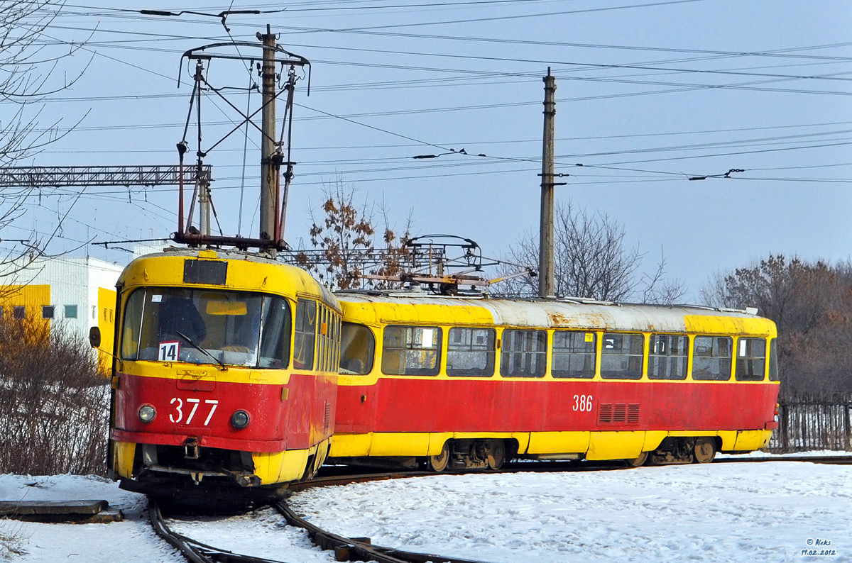 紮波羅熱, Tatra T3SU # 377; 紮波羅熱, Tatra T3SU # 386