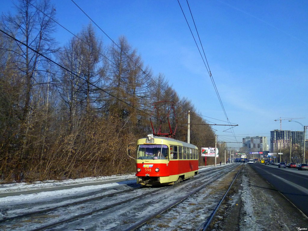 Екатеринбург, Tatra T3SU № 598