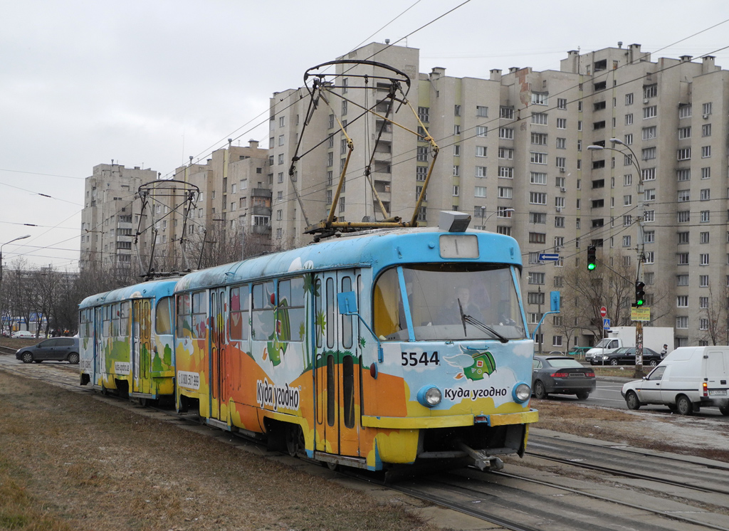 Киев, Tatra T3SU № 5544