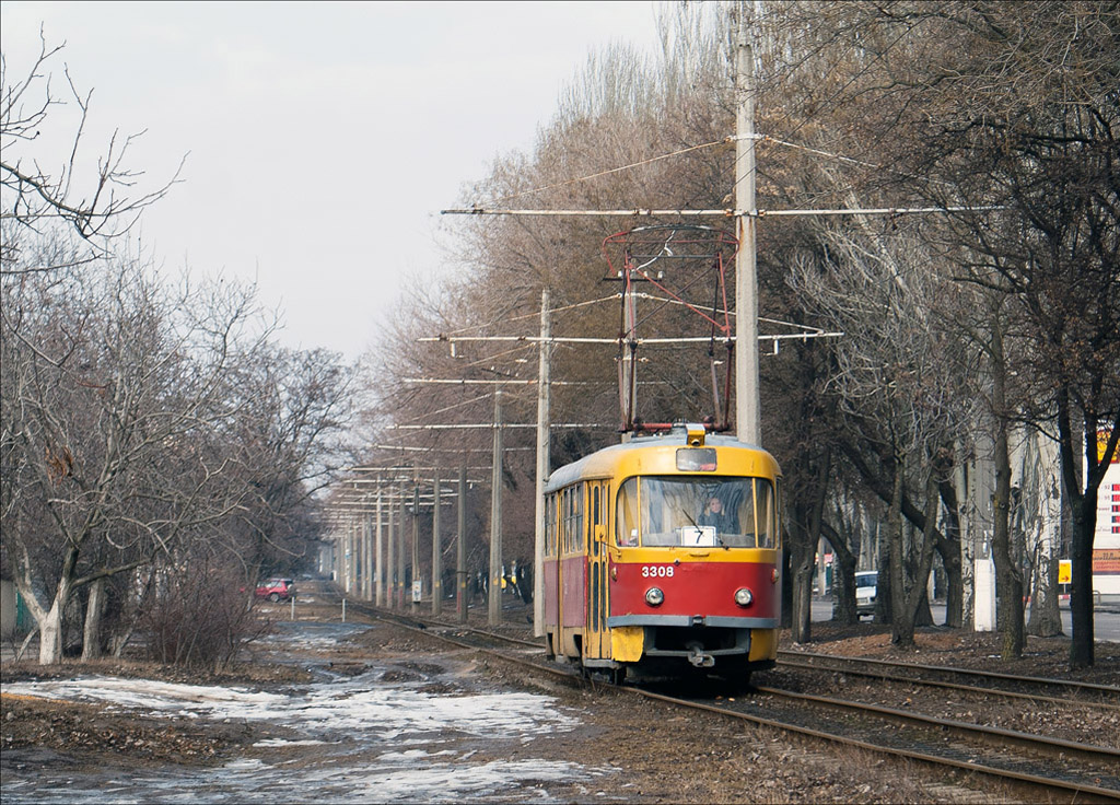 Одесса, Tatra T3SU № 3308