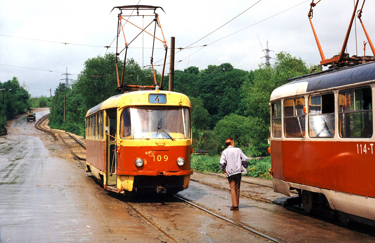 Тула, Tatra T3SU (двухдверная) № 109; Тула — Трамвайная линия на Косую Гору