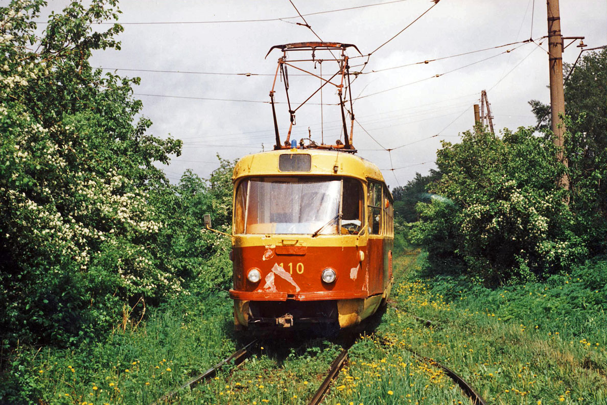 Тула, Tatra T3SU (двухдверная) № 110; Тула — Трамвайная линия на Косую Гору