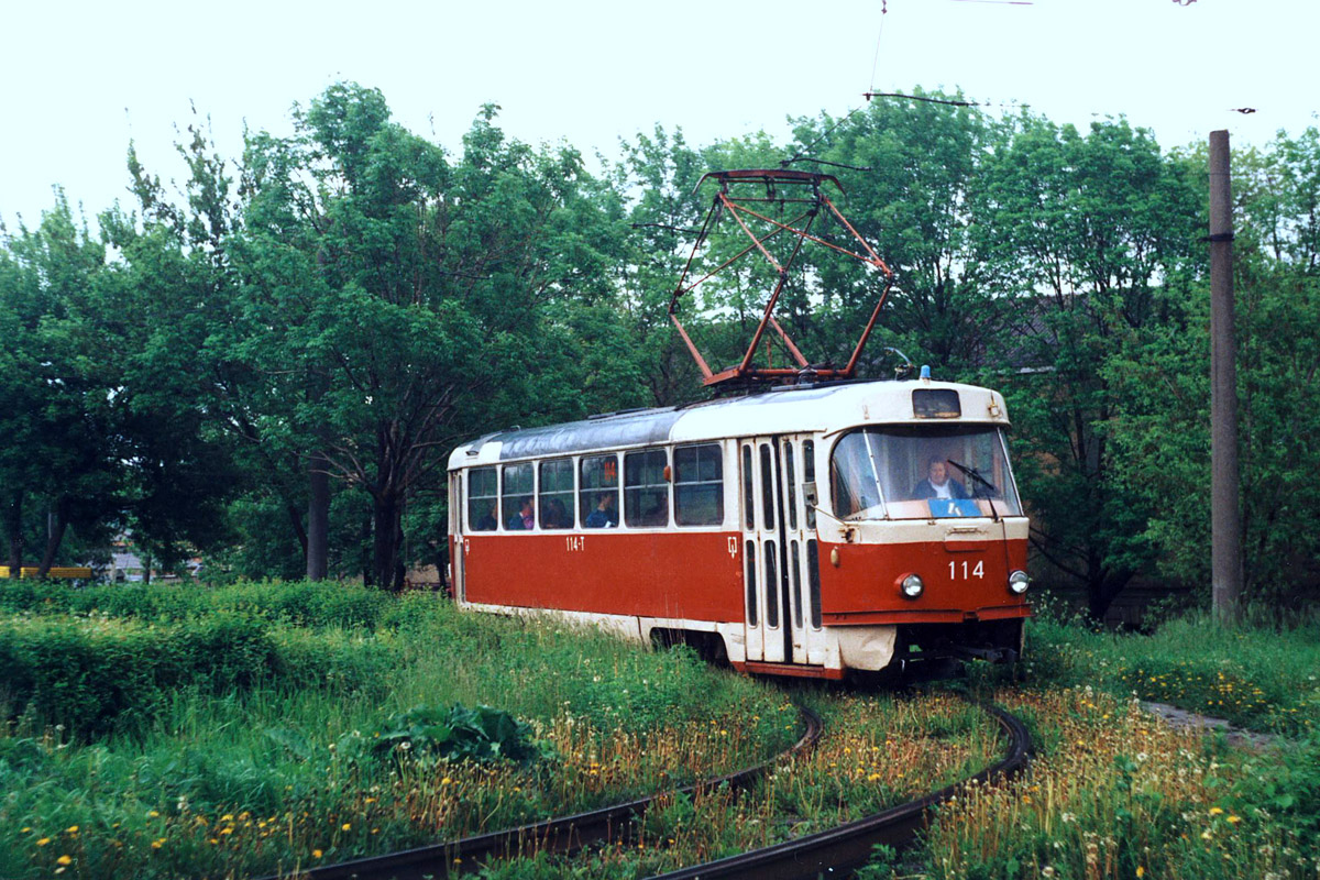 Тула, Tatra T3SU (двухдверная) № 114; Тула — Трамвайная линия на Косую Гору