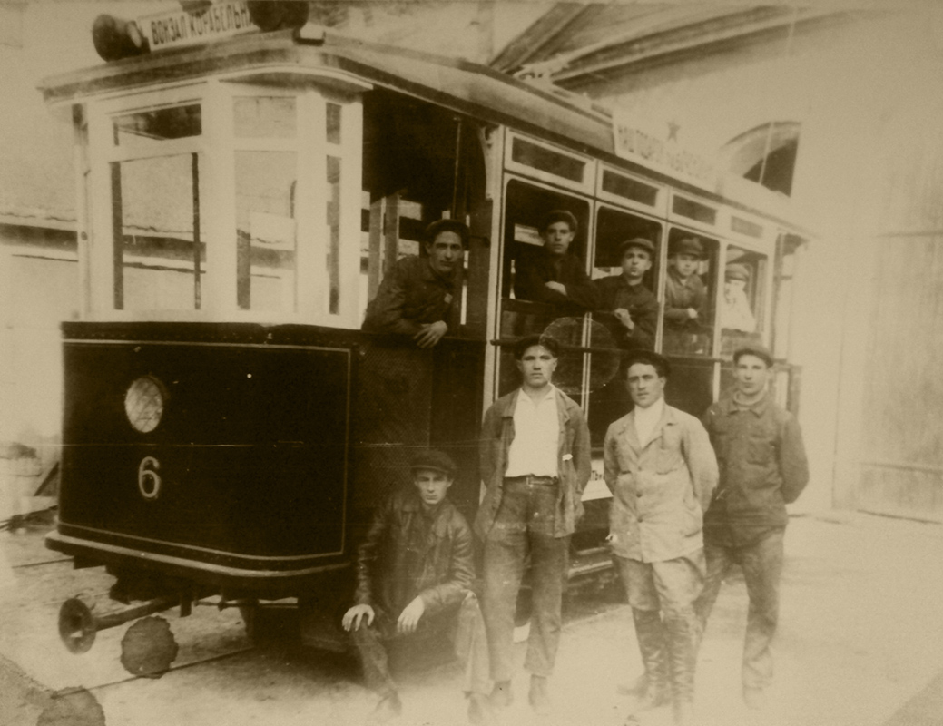 Севастополь, Двухосный моторный вагон № 6; Севастополь — Исторические фотографии трамваев