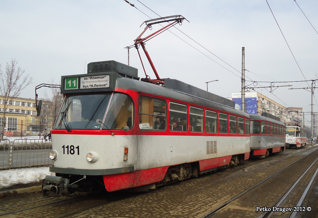 София, Tatra T4DC № 1181