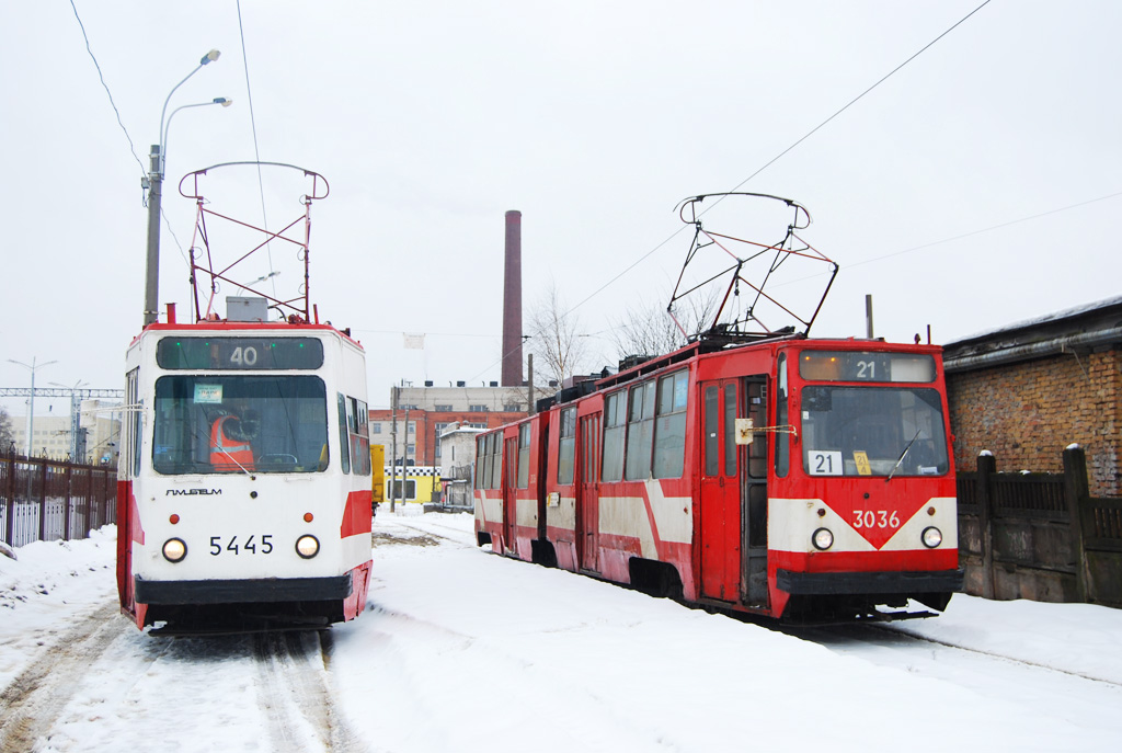 Санкт-Петербург, ЛМ-68М № 5445; Санкт-Петербург, ЛВС-86К № 3036
