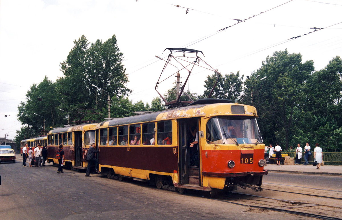 Тула, Tatra T3SU (двухдверная) № 105