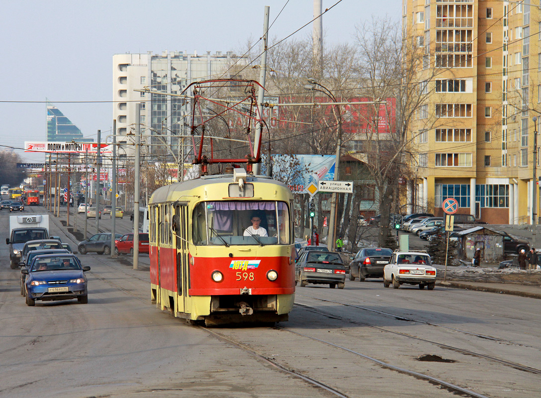 Екатеринбург, Tatra T3SU № 598