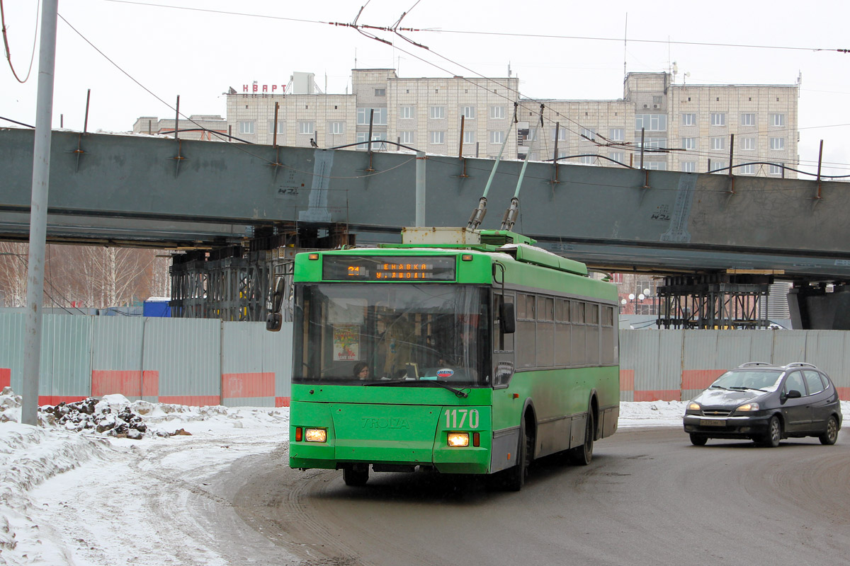 Казань, Тролза-5275.05 «Оптима» № 1170 Казань, Тролза-5275.05 «Оптима» № 1170