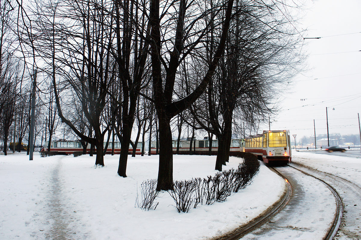 Санкт-Петербург, 71-147А (ЛВС-97А) № 7111; Санкт-Петербург — Конечные станции и разворотные кольца