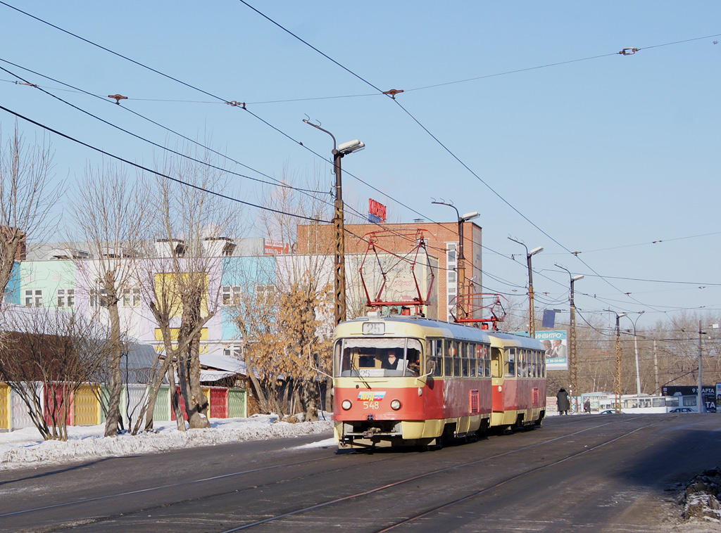 Екатеринбург, Tatra T3SU № 548