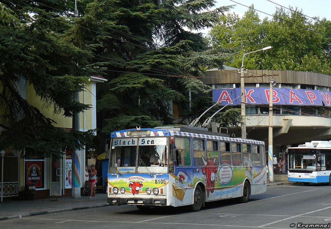 Troleibuzul din Crimeea, Škoda 14Tr89/6 Nr. 8105