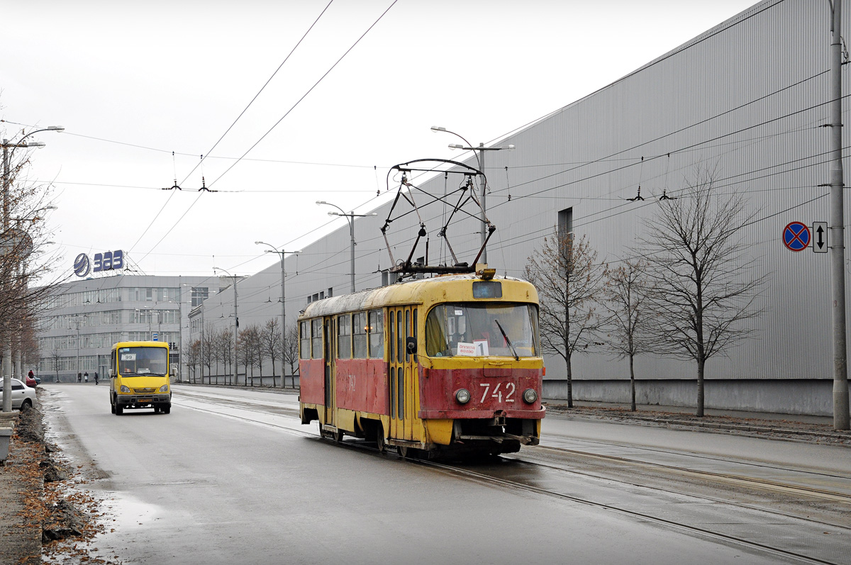 Запорожье, Tatra T3SU № 742