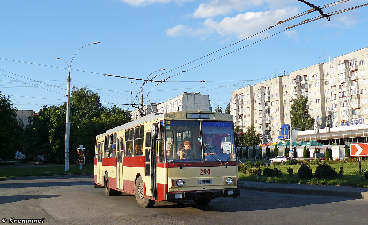 Черновцы, Škoda 14Tr89/6 № 290