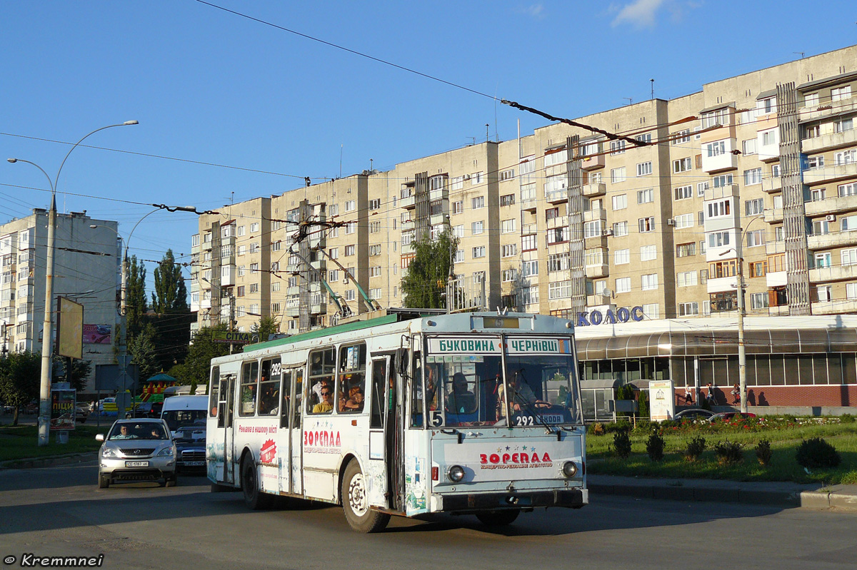 Черновцы, Škoda 14Tr89/6 № 292