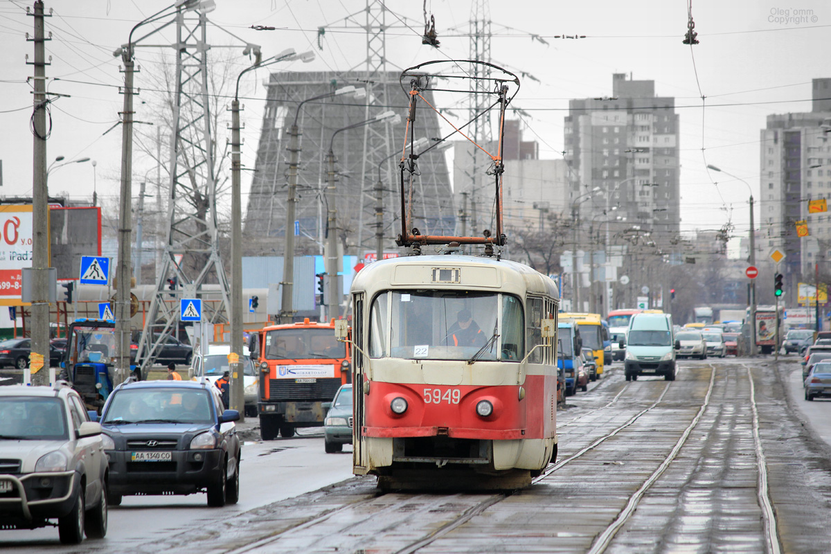 Киев, Tatra T3SU № 5949