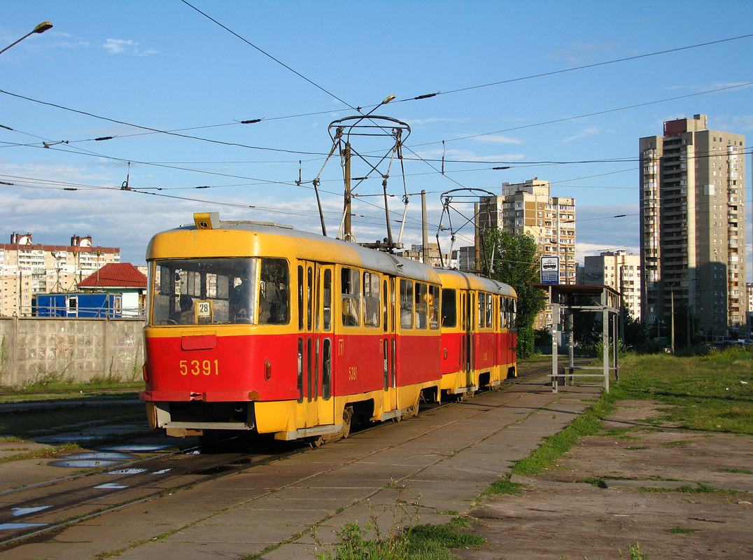 Киев, Tatra T3SU № 5391