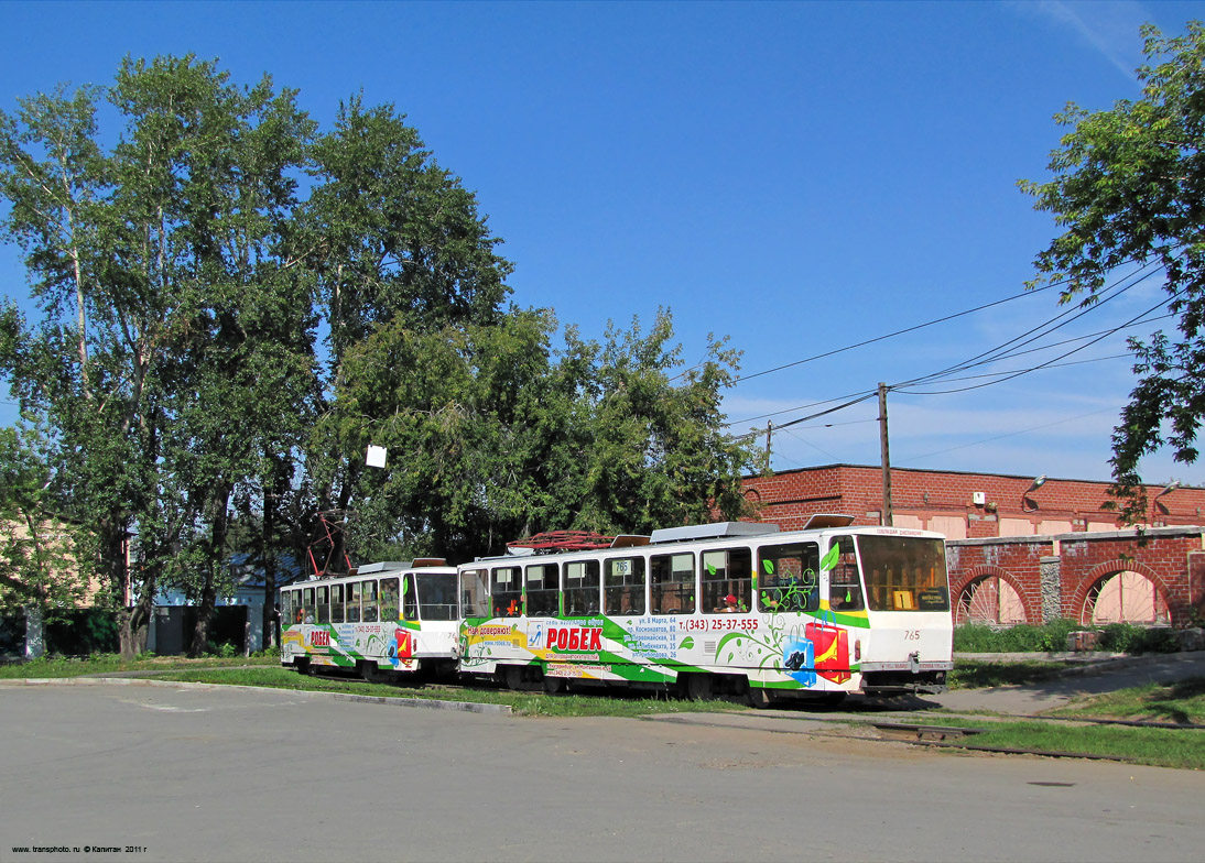Екатеринбург, Tatra T6B5SU № 765