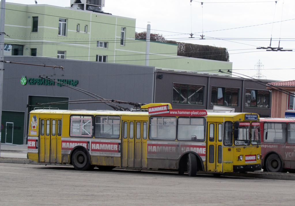 Стара-Загора, ЗиУ-682УП НРБ № 1021; Стара-Загора — Тролейбуси ЗиУ-682 • Троллейбусы ЗиУ 682