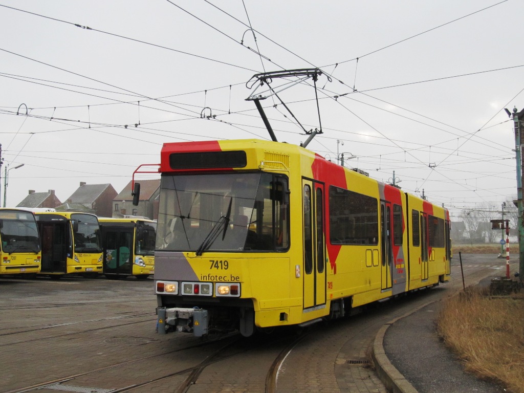 Charleroi, BN/ACEC type 6100 6-axle č. 7419
