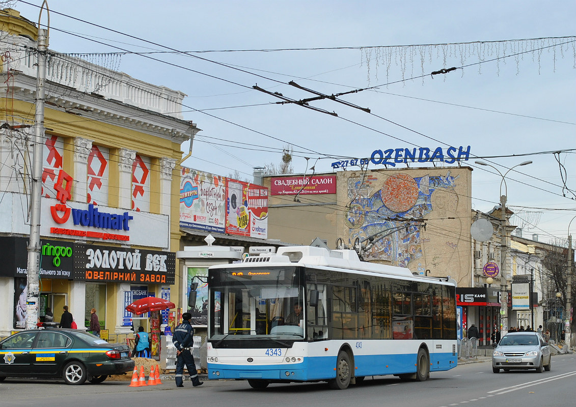 Крымский троллейбус, Богдан Т70110 № 4343