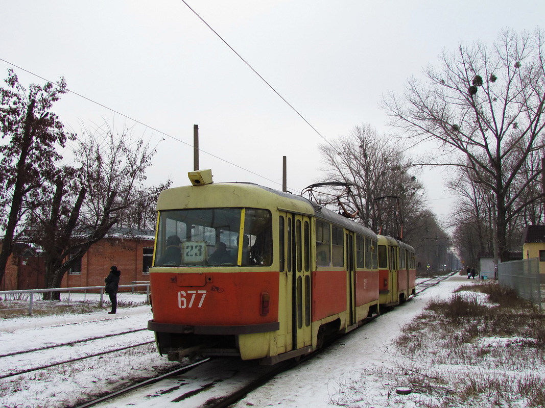 Харьков, Tatra T3SU № 677 Харьков, Tatra T3SU № 677