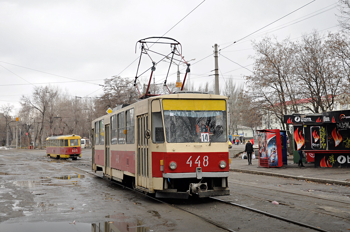 Запорожье, Tatra T6B5SU № 448