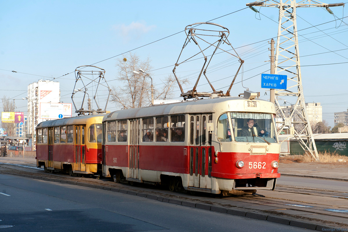 Киев, Tatra T3SU № 5662