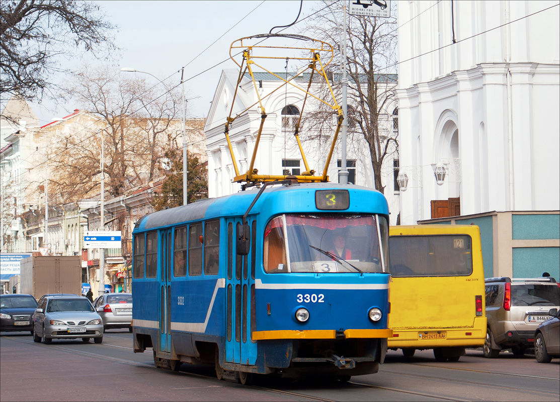 Одесса, Tatra T3R.P № 3302