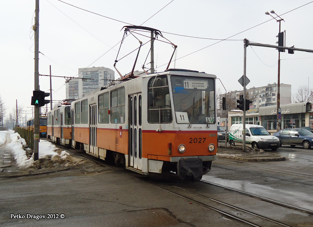 София, Tatra T6A2B № 2027
