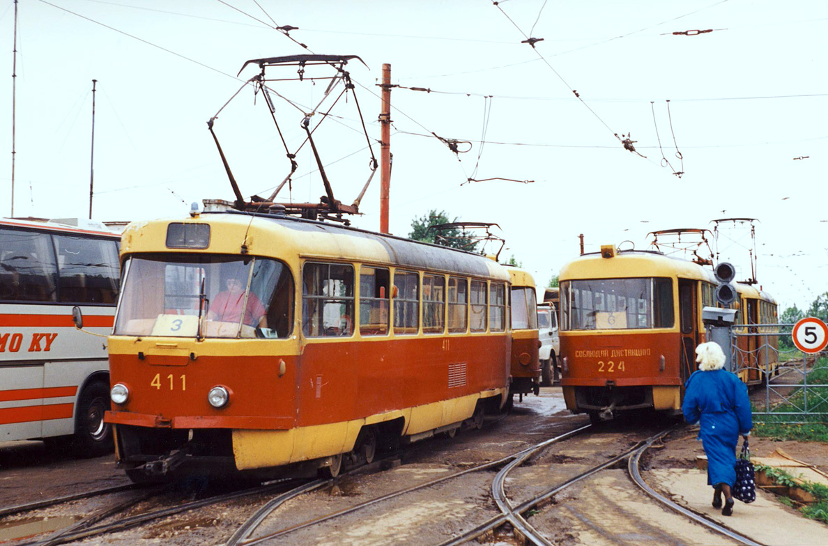 Тула, Tatra T3SU № 224; Тула, Tatra T3SU № 411