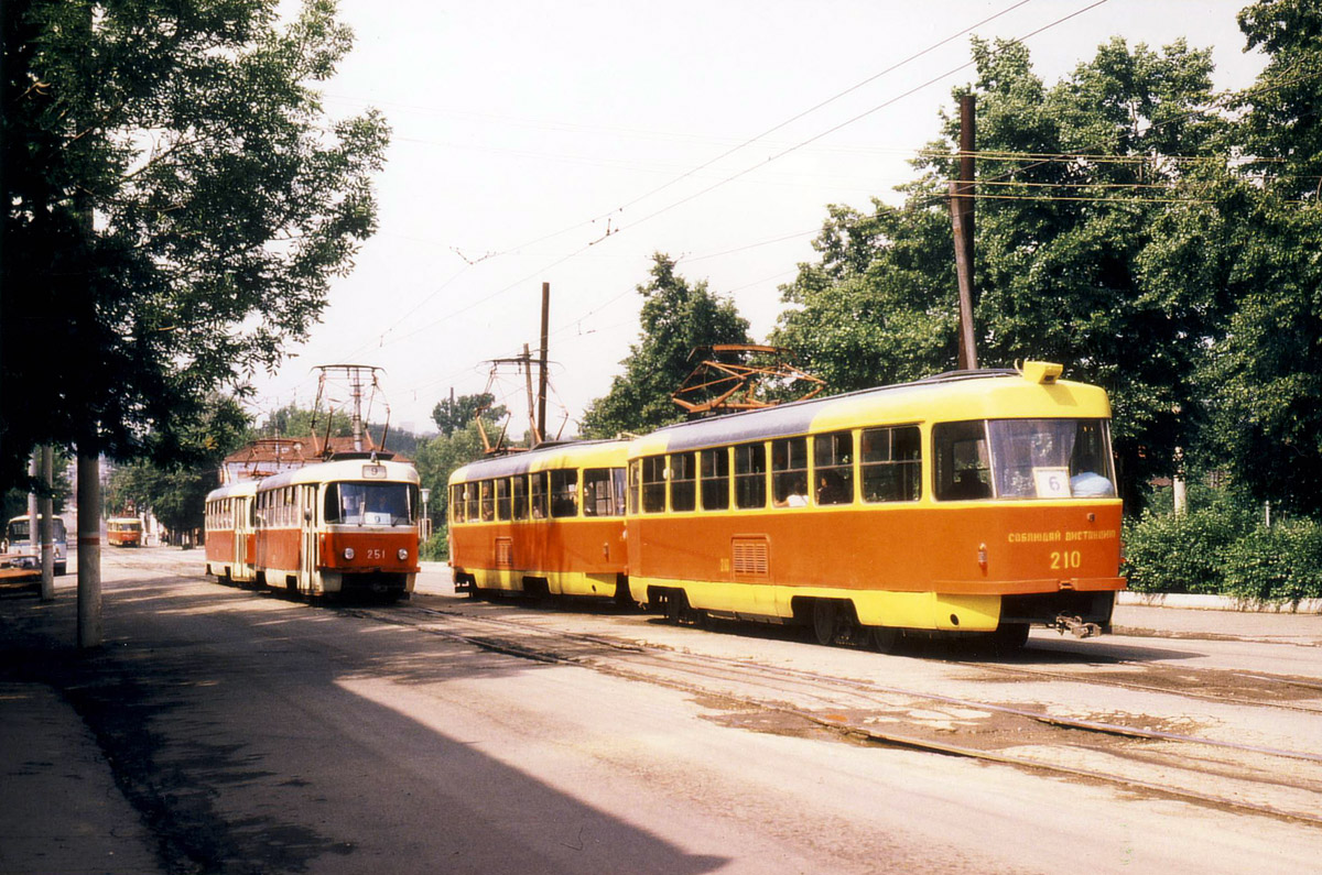 Тула, Tatra T3SU (двухдверная) № 251; Тула, Tatra T3SU № 210