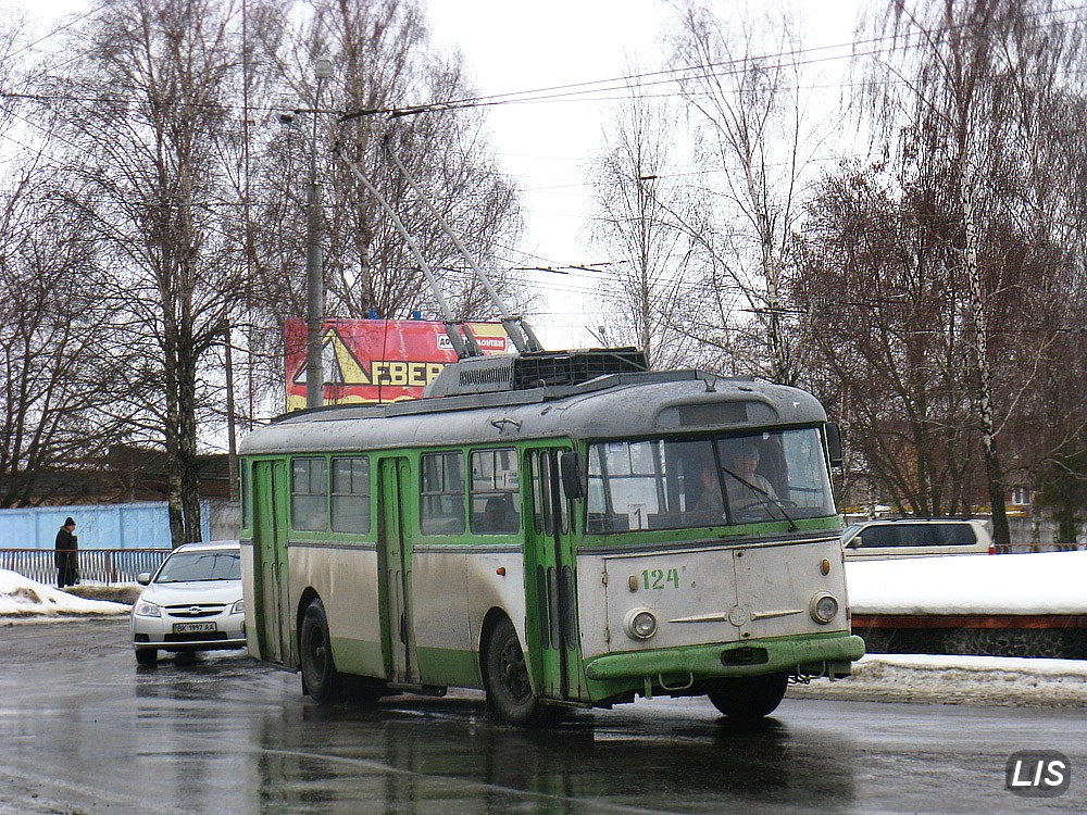 Ровно, Škoda 9TrHT28 № 124