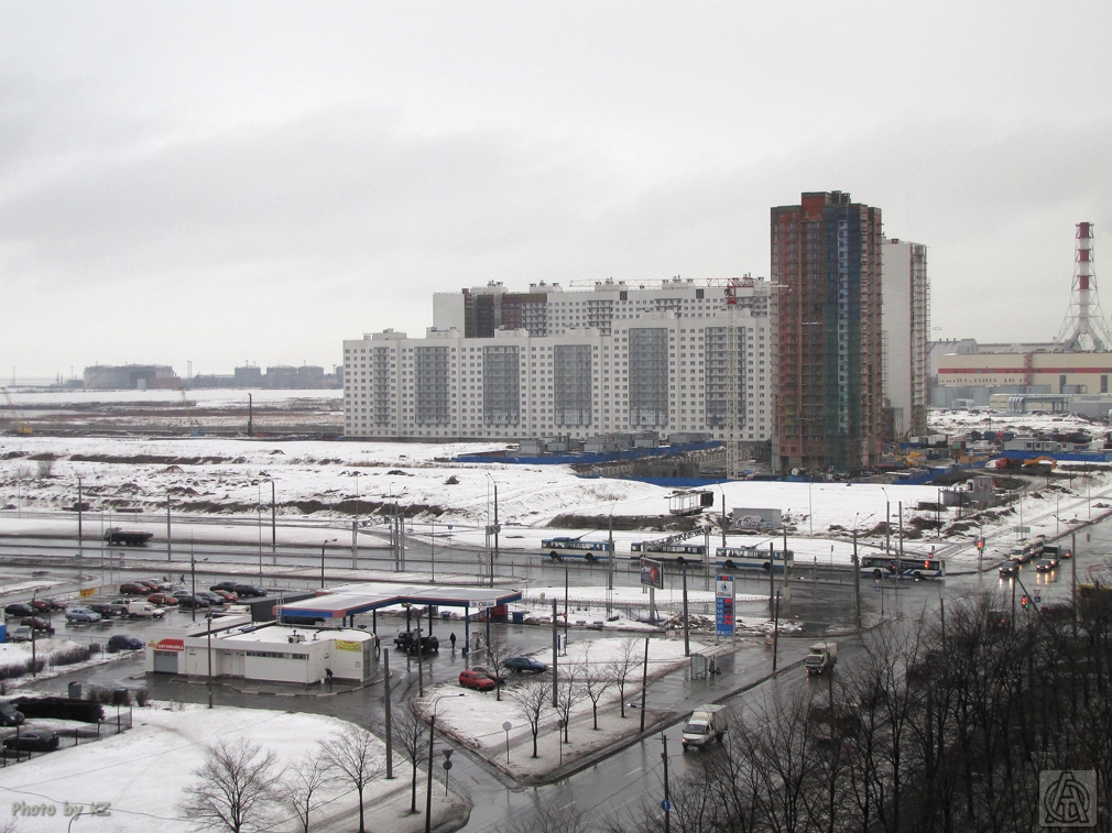 Saint-Petersburg — Trolleybus lines and infrastructure