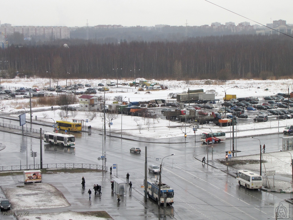 Санкт-Пецярбург — Троллейбусные линии и инфраструктура