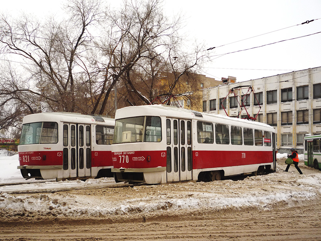 Самара, Tatra T3SU (двухдверная) № 770; Самара — Конечные станции и кольца (трамвай)