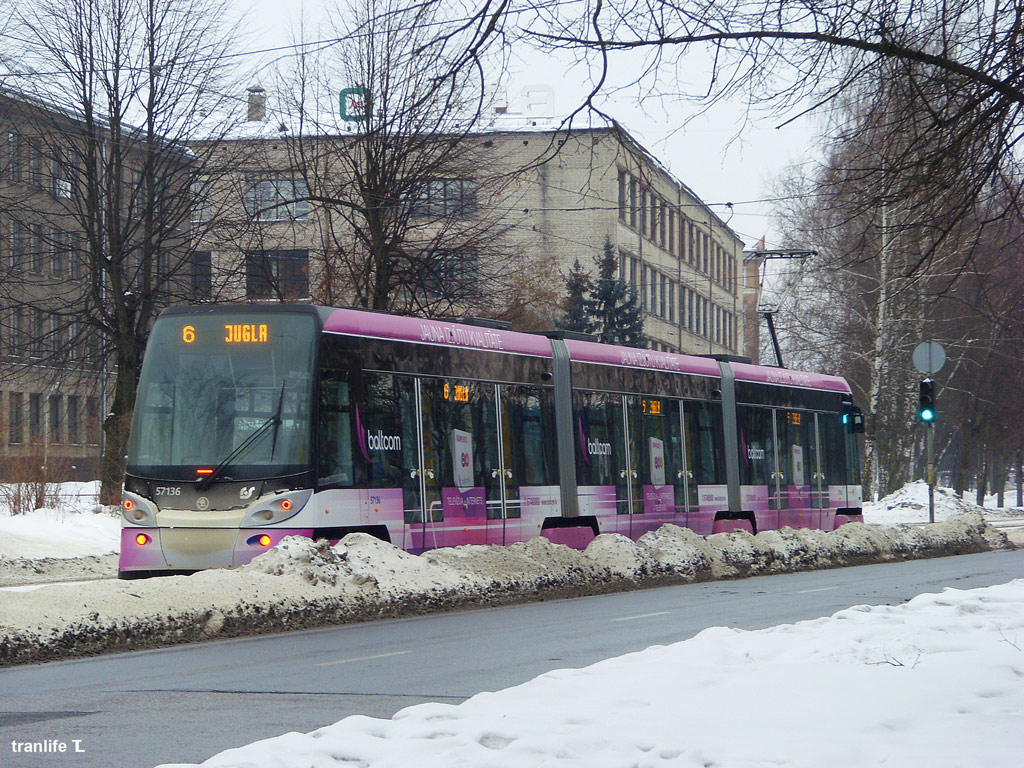 Рига, Škoda 15T ForCity Alfa Riga № 57136