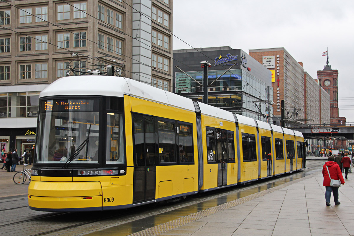 Берлин, Bombardier Flexity Berlin (GT8-08ER/F8E) № 8009