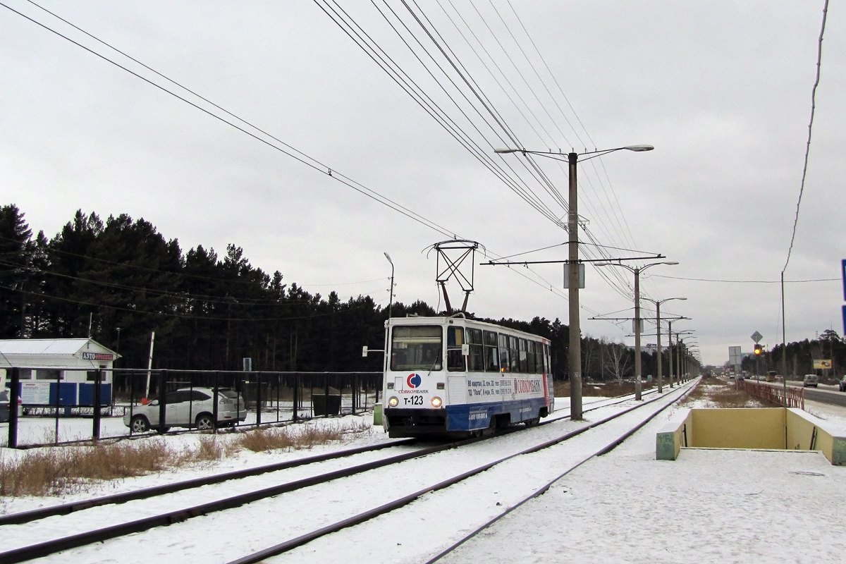 Ангарск, 71-605 (КТМ-5М3) № 123 Ангарск, 71-605 (КТМ-5М3) № 123