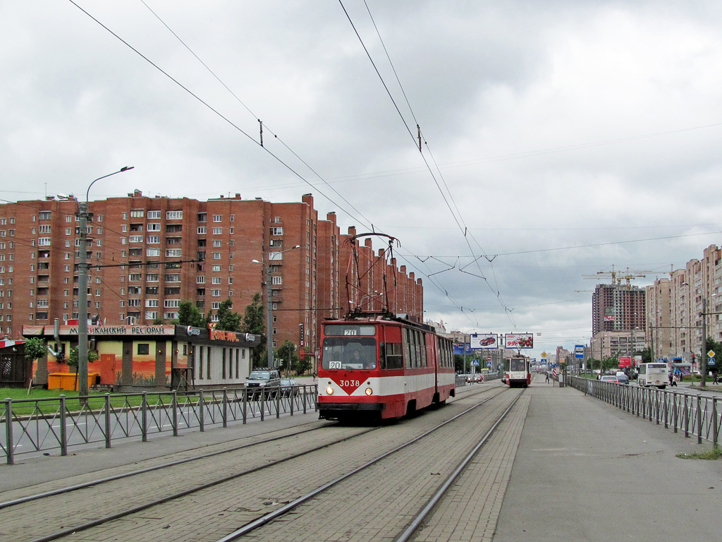 Санкт-Петербург, ЛВС-86К № 3038 Санкт-Петербург, ЛВС-86К № 3038