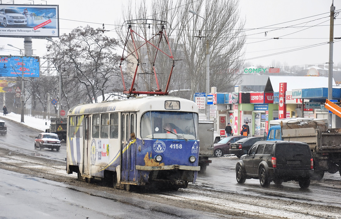 Донецк, Tatra T3SU № 4158