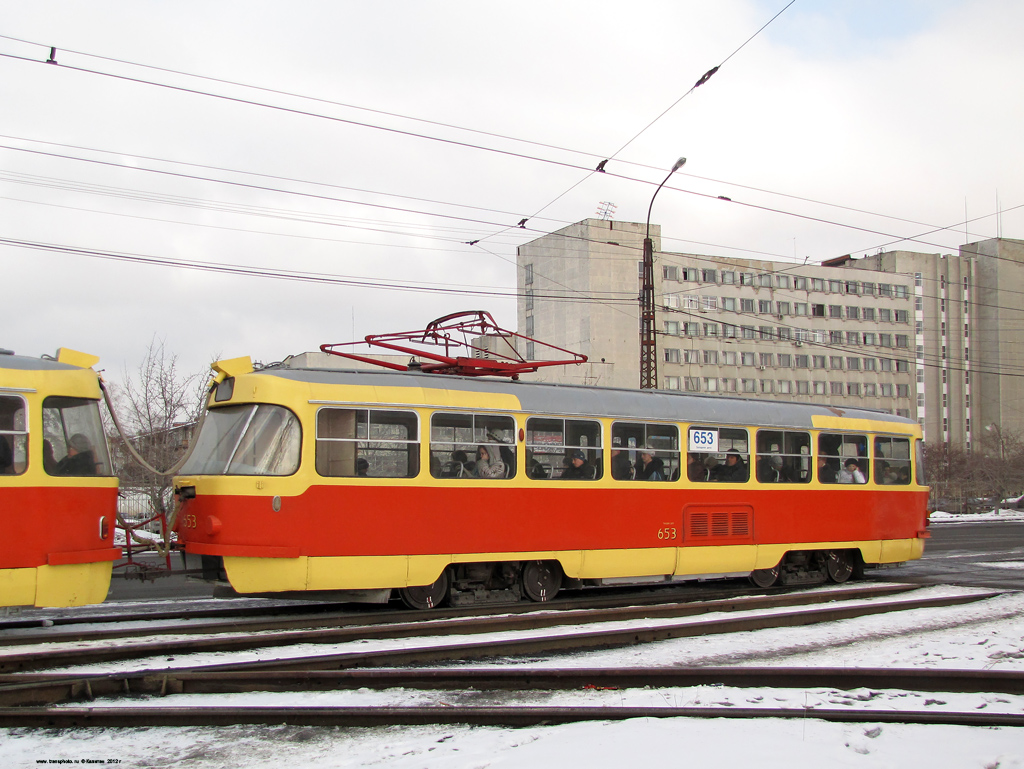 Екатеринбург, Tatra T3SU № 653