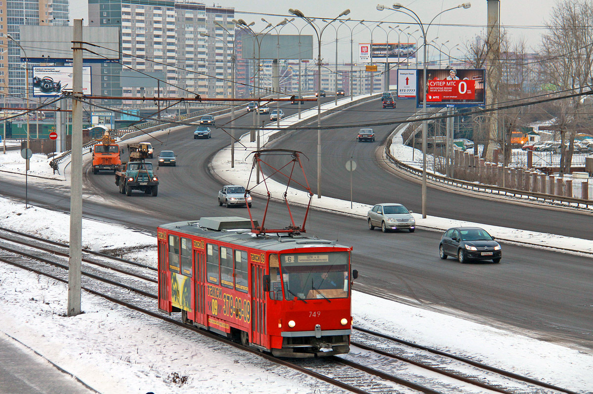 Екатеринбург, Tatra T6B5SU № 749