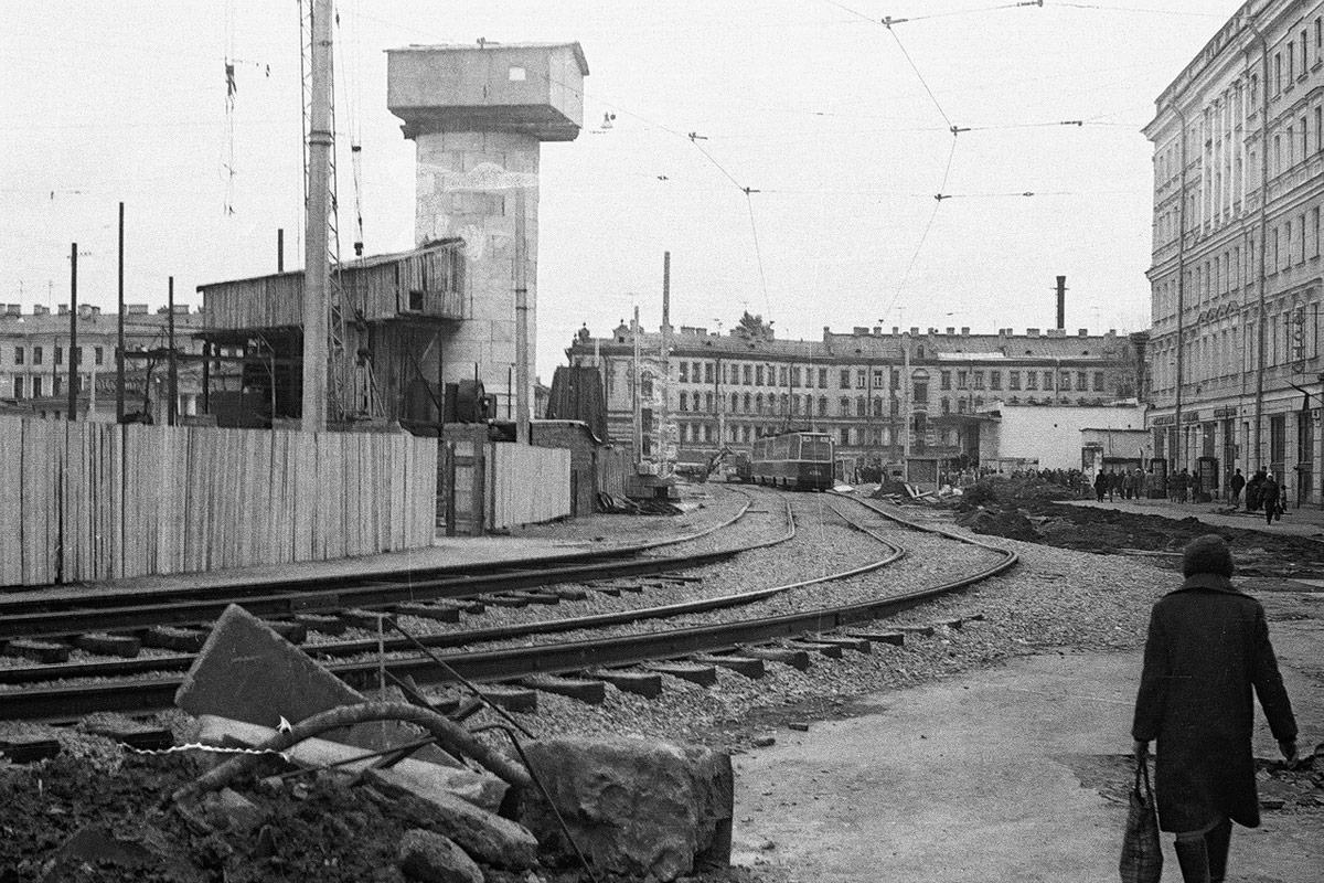 Sankt Petersburg — Tram lines and infrastructure Sankt Petersburg — Tram lines and infrastructure