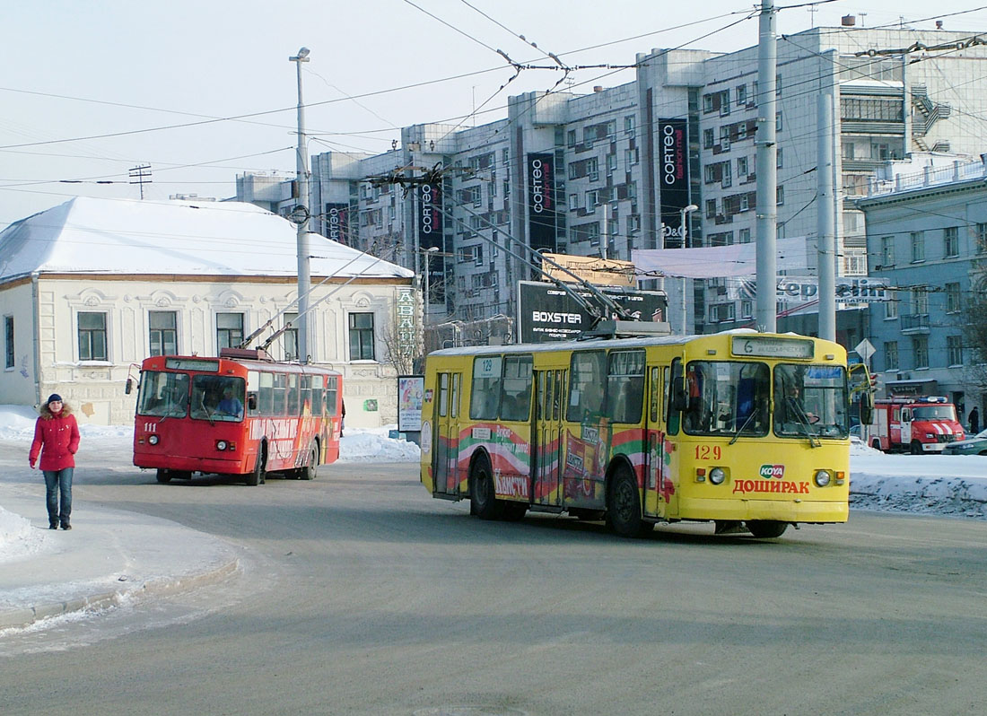 Екатеринбург, ЗиУ-682В-013 [В0В] № 111; Екатеринбург, ЗиУ-682Г [Г00] № 129