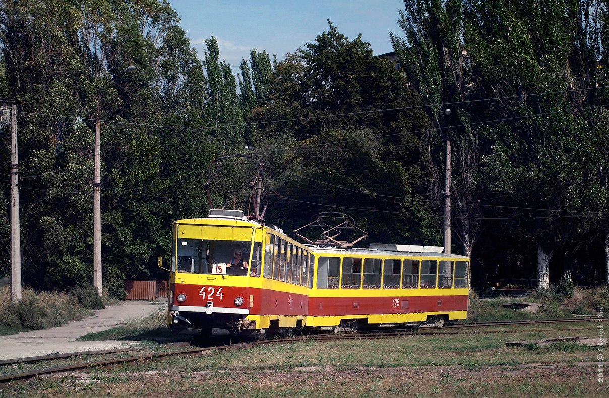 Запорожье, Tatra T6B5SU № 424; Запорожье, Tatra T6B5SU № 425