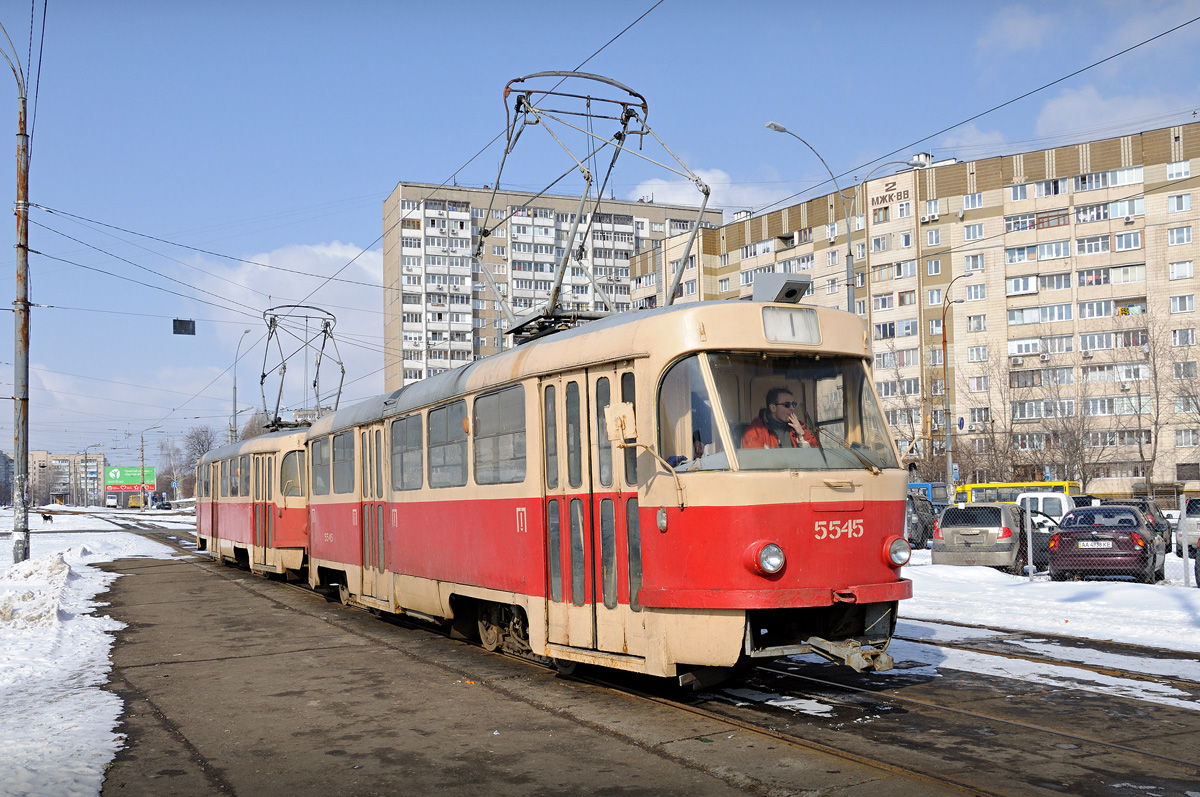 Киев, Tatra T3SU № 5545