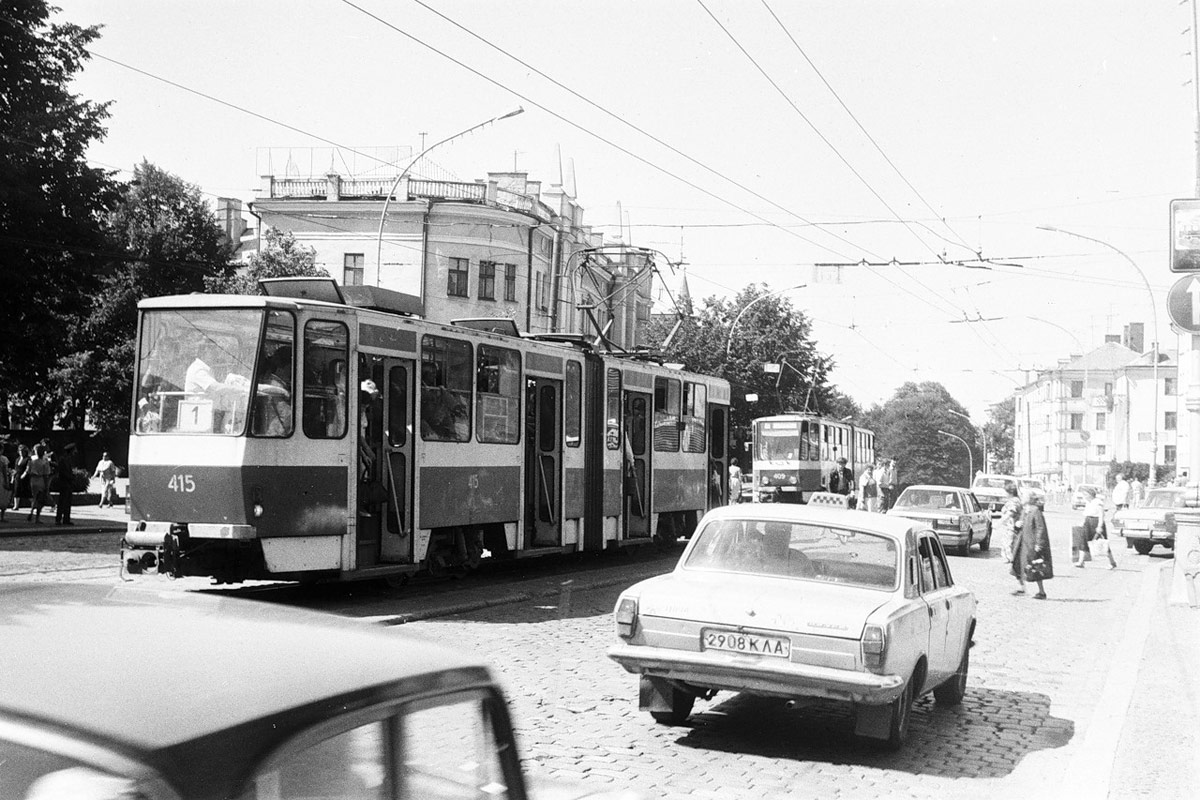 Kaliningrad, Tatra KT4SU # 415; Kaliningrad, Tatra KT4SU # 409
