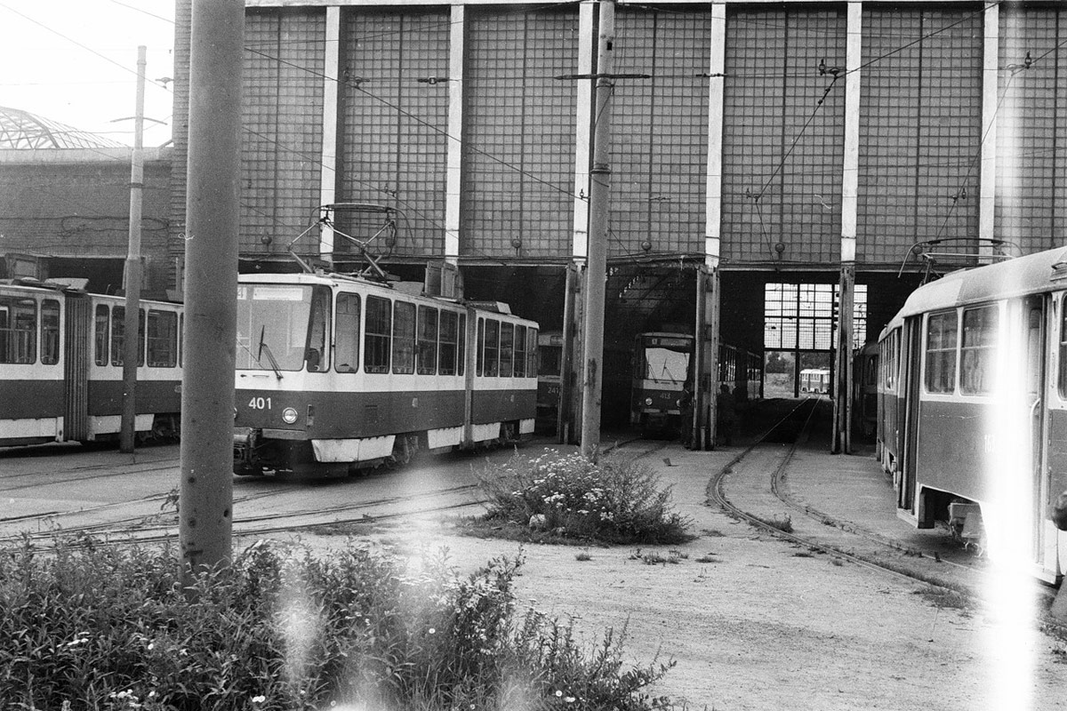 Калининград, Tatra KT4SU № 401; Калининград — Старые фотографии